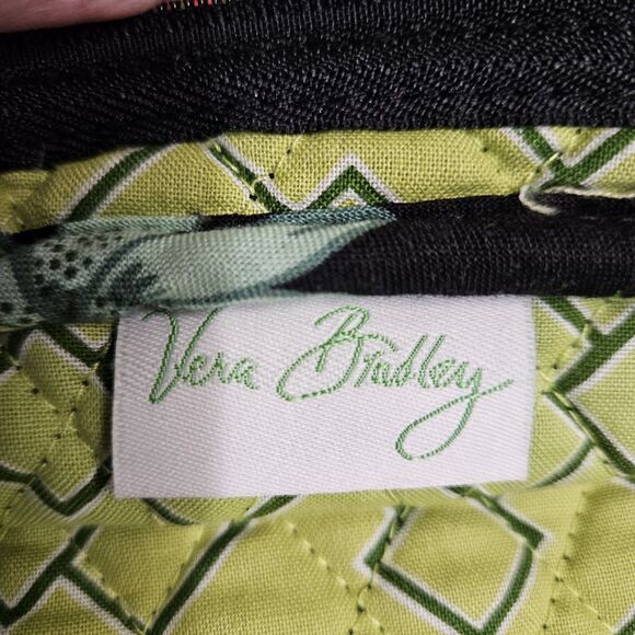 Vera Bradley Retired Botanica Print Black Multi-Color Laptop Case Pockets - Picture 5 of 7